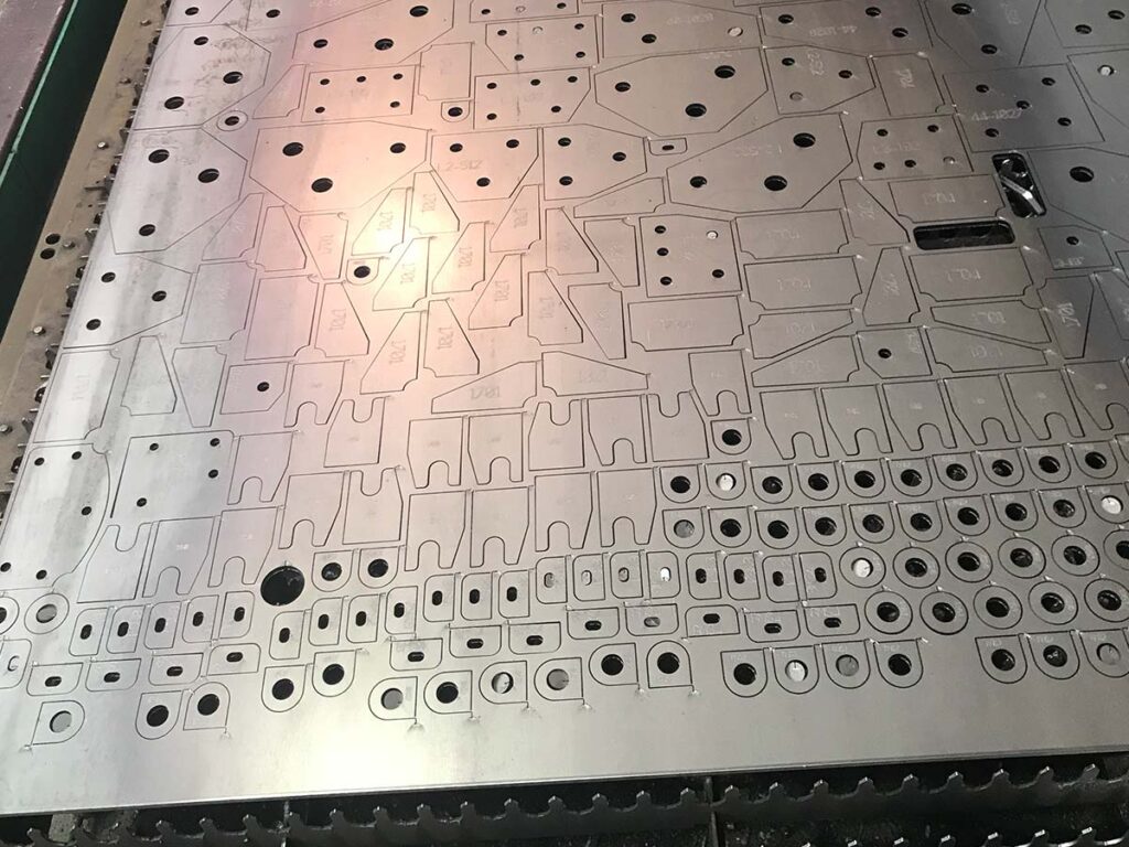 Lamiera tagliata al laser