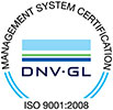 DNV-GL ISO 9001-2008 Management System Certification